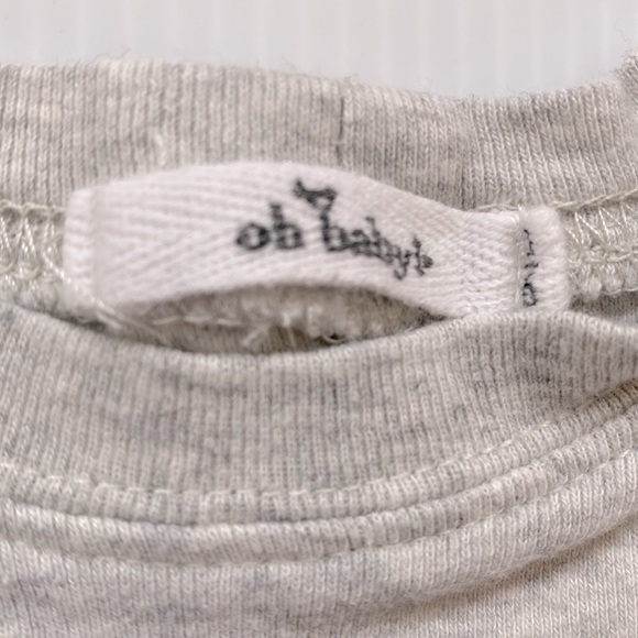 3-6m OH BABY! Set with Infant Yarn Pom Pom Beanie Hat - Picture 3 of 8